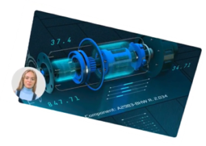 Colette erklärt Maschinendetails